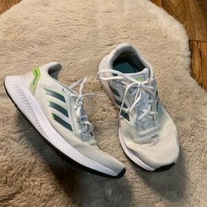 Adidas Runfalcon 2.0 Size 8 Running Shoes White Tennis Shoes Athletic